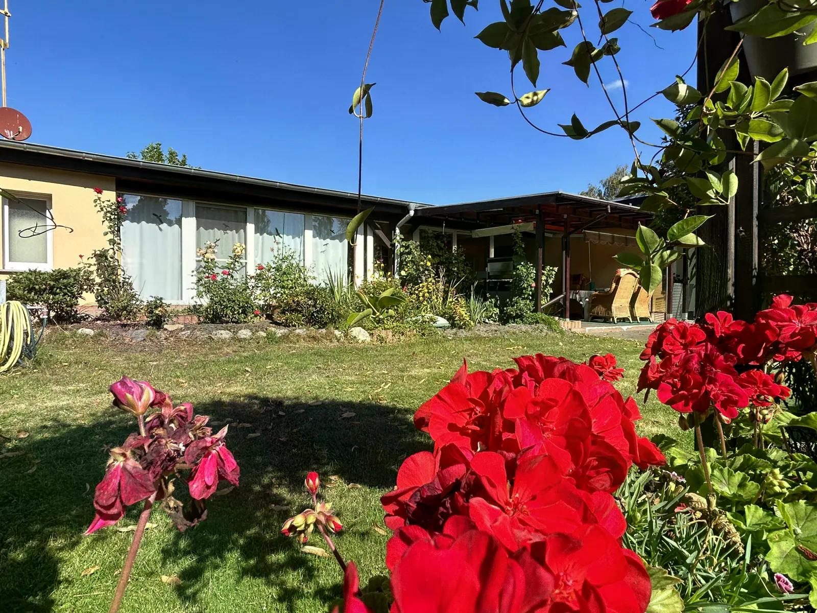 Hausansicht des Ferienhauses Beetzseeperle