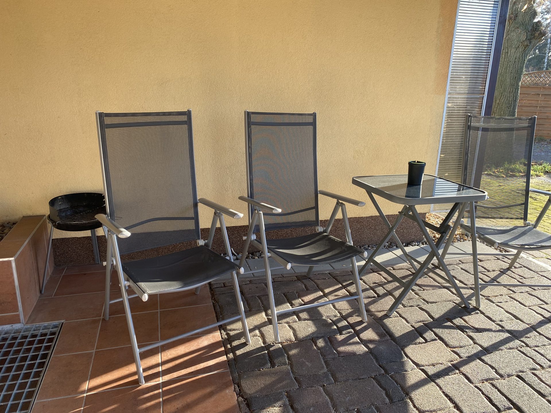 Sitzplatz auf der Terrasse