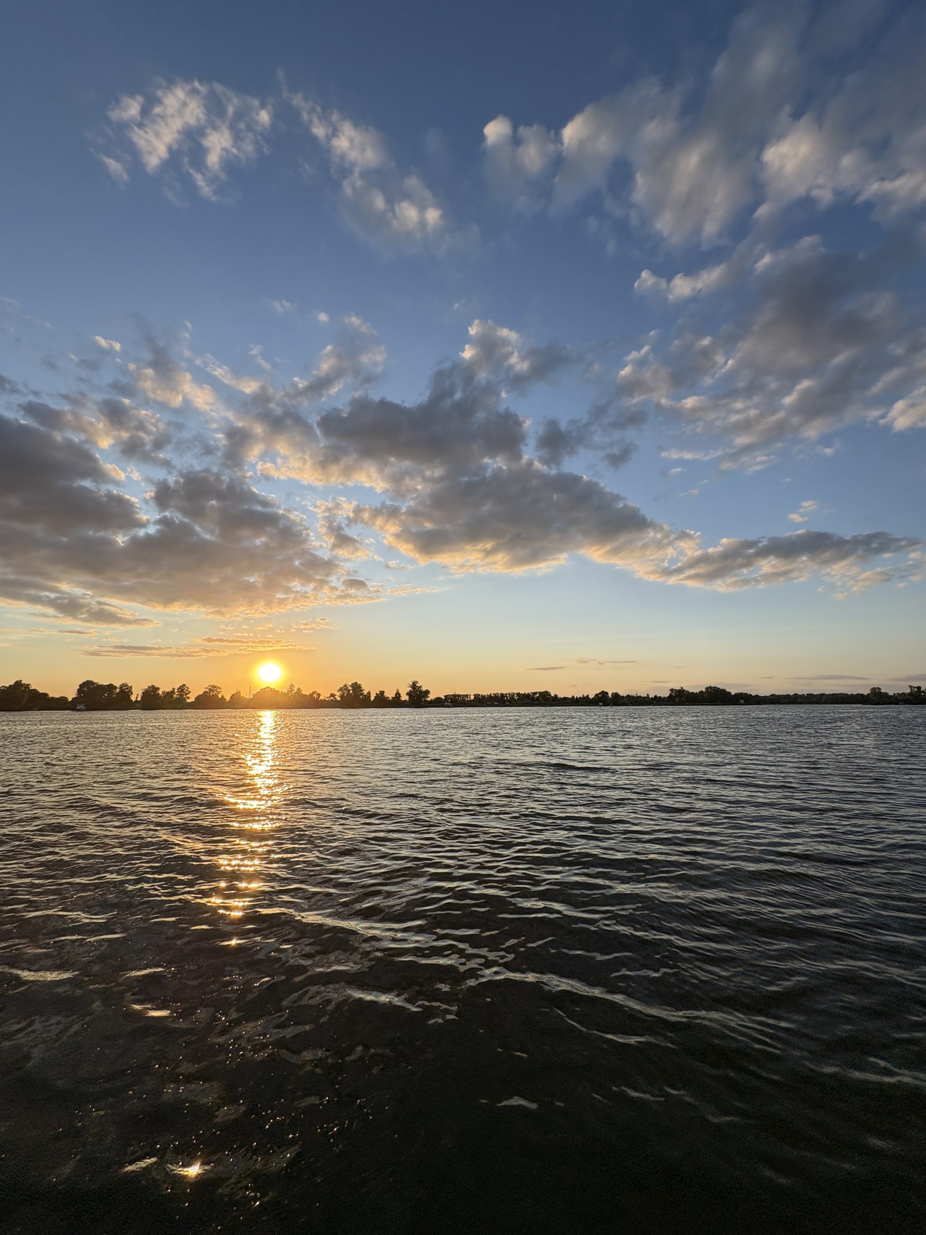 Sonnenuntergang über dem Beetzsee